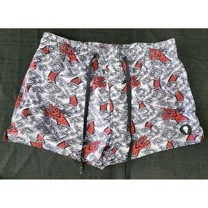 69SLAM Mens Volley Stretch‎ Swimwear Board Shorts Koi Print